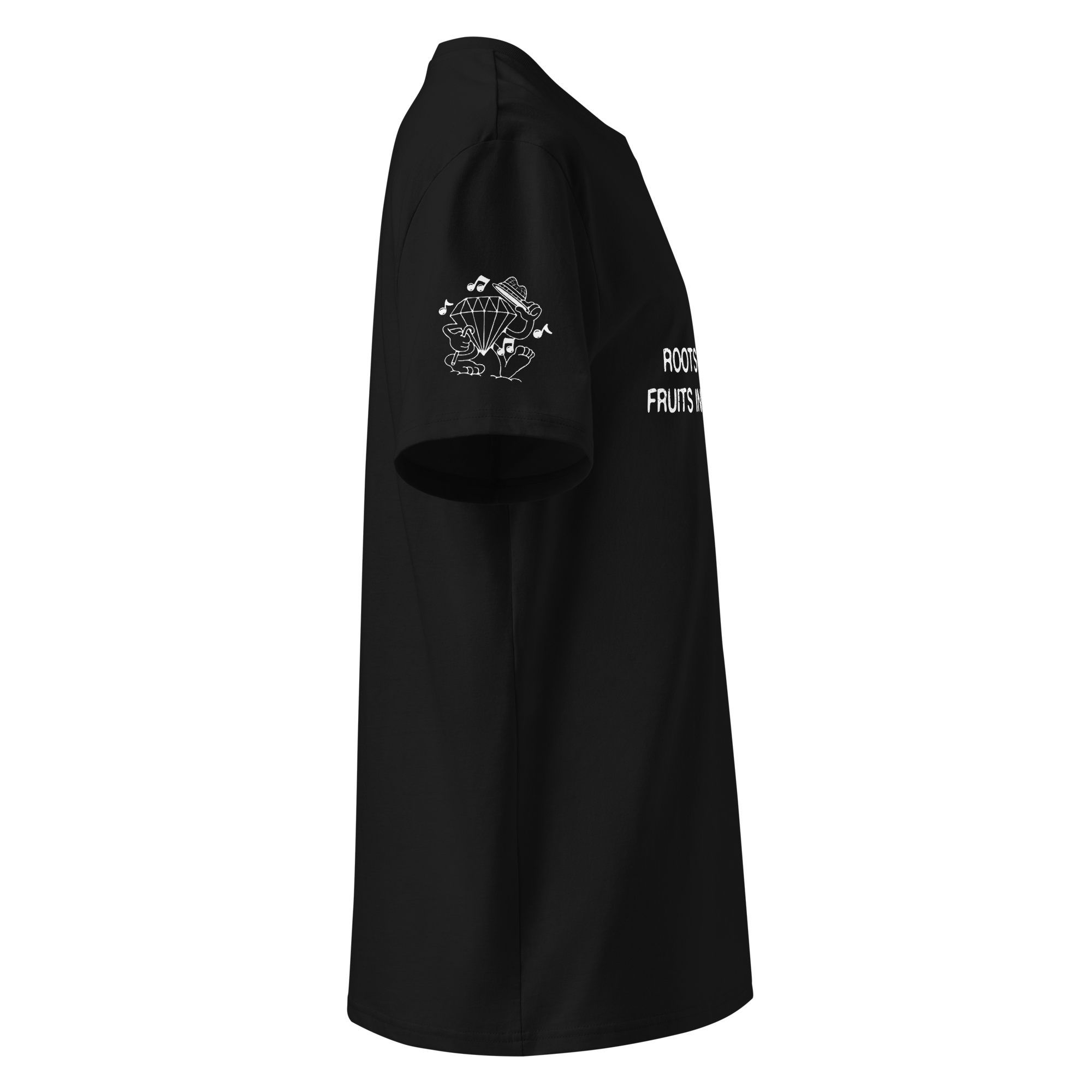 RE:VERSAL - Roots & Fruits T-Shirt Black